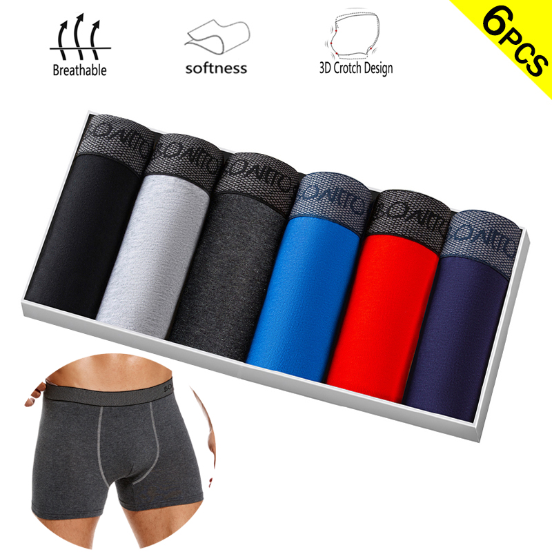 6 teile/paket Boxer Briefs Ein – Boxer Brief Pack Cotton Bewertung und Preis